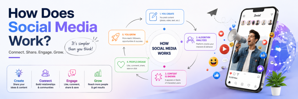 Social Media कैसे काम करता है?