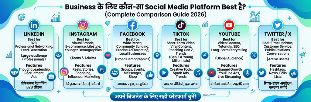 Business के लिए कौन-सा Social Media Platform Best है?